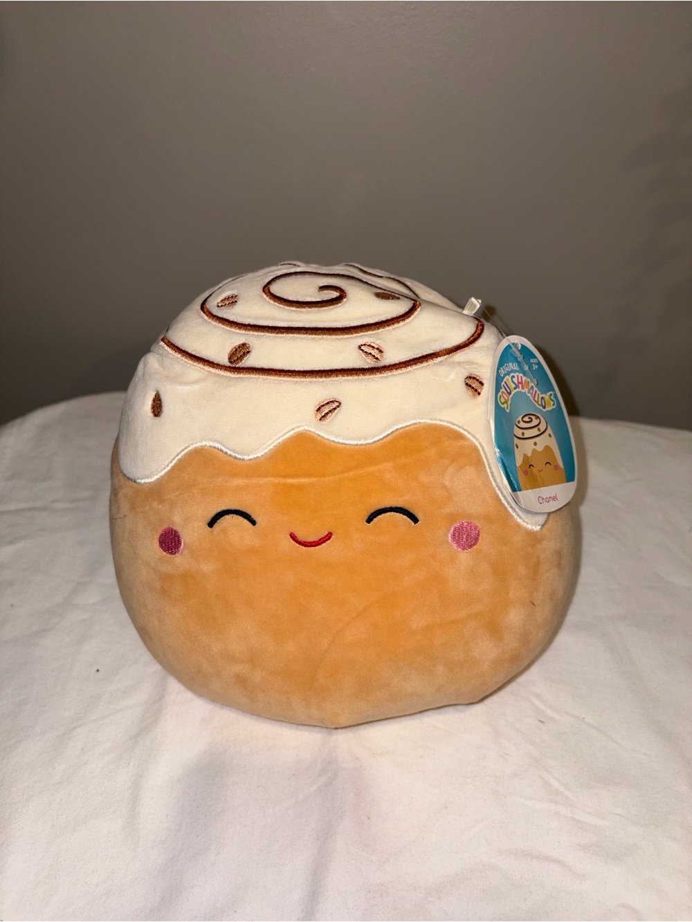 NWT Squishmallows Chanel Cinnamon Roll 8β